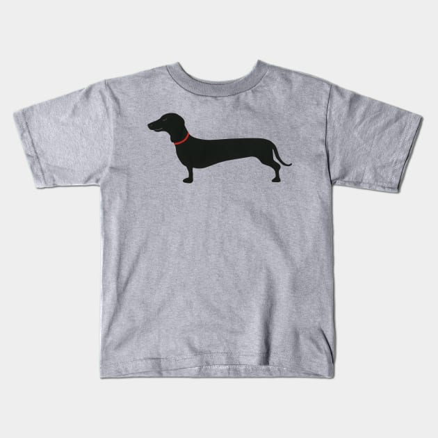 Dachshund Rosi Kids T-Shirt by Rosi Feist